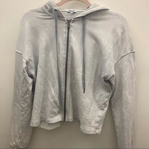 Splendid Light Tie Dye Zip Up